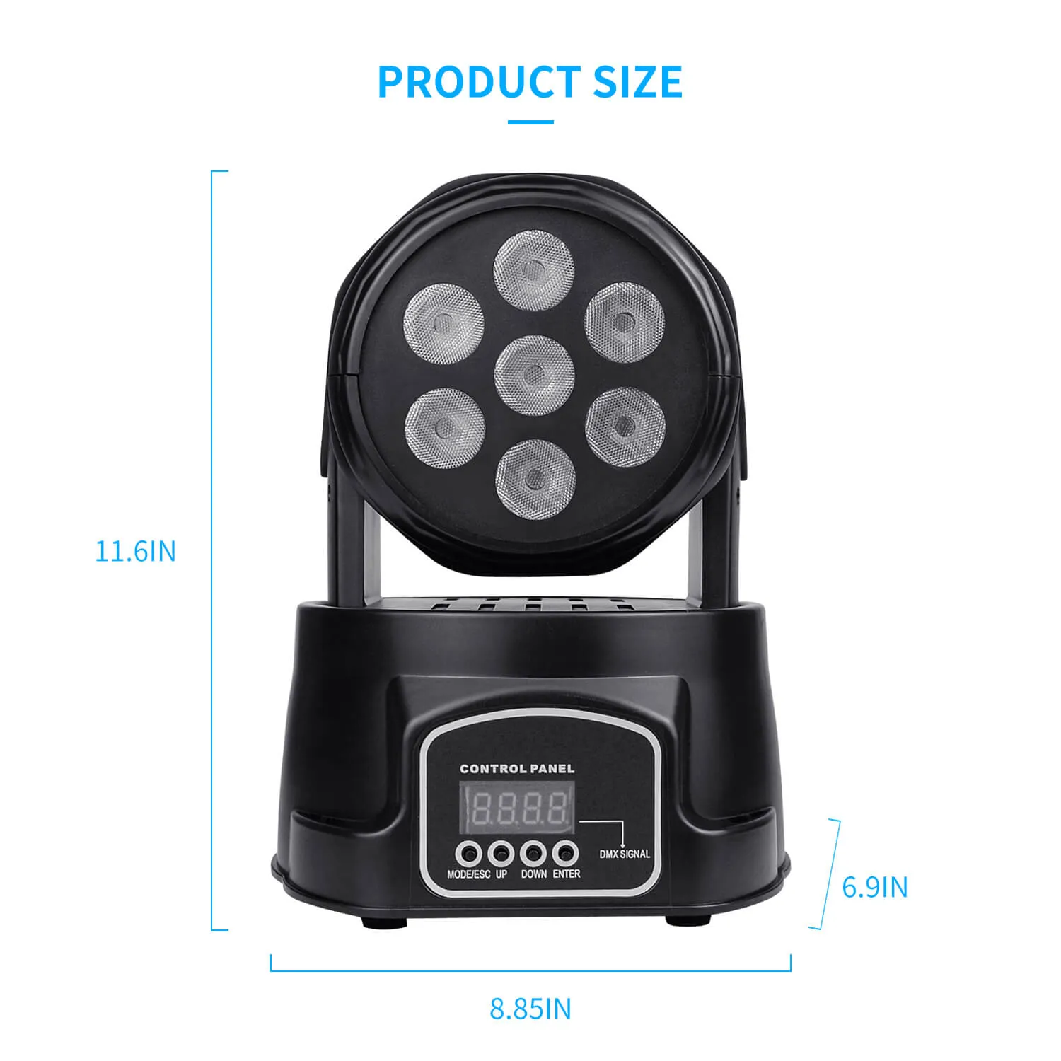 Betopper LM70S 7x8w Mini Moving Head Stage Light
