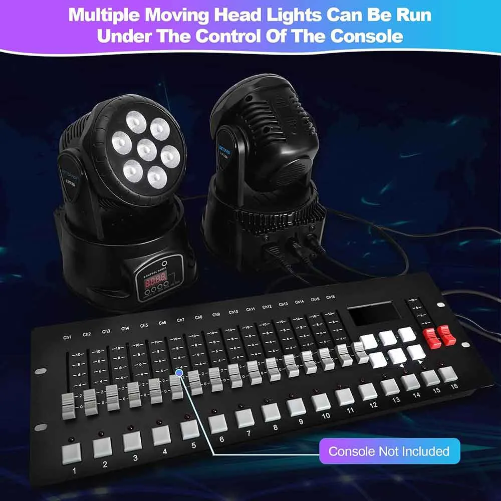 Betopper LM70SR 7x8w RGBW Moving Head Light