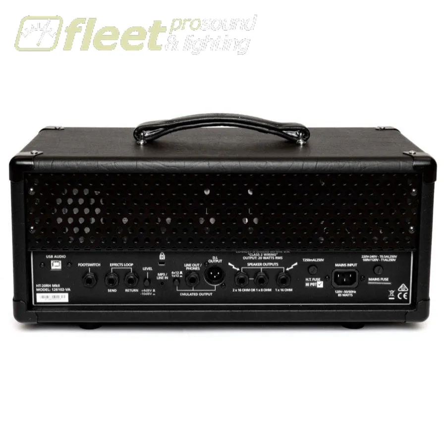 Blackstar HT20RH MKII 20-watt Tube Head with Reverb