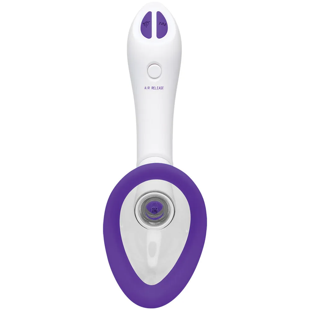 Bloom Body Pump Automatic Rechargeable Vibe (Purple/White)