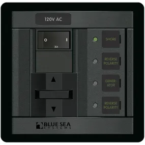 Blue Sea 120V AC 2 Source Panel