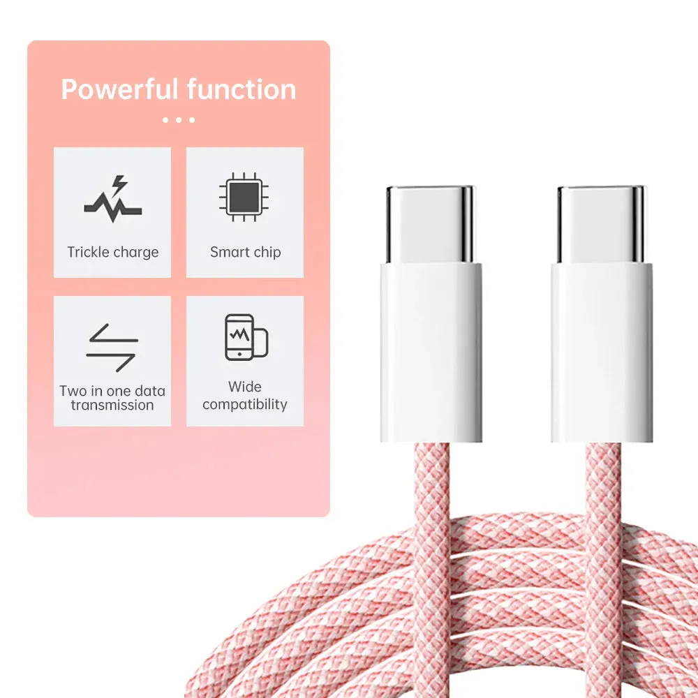 Cable charger type C to type C 1.5 M fast charge