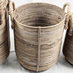 Cane Rattan Basket Holder (Medium) - Natural
