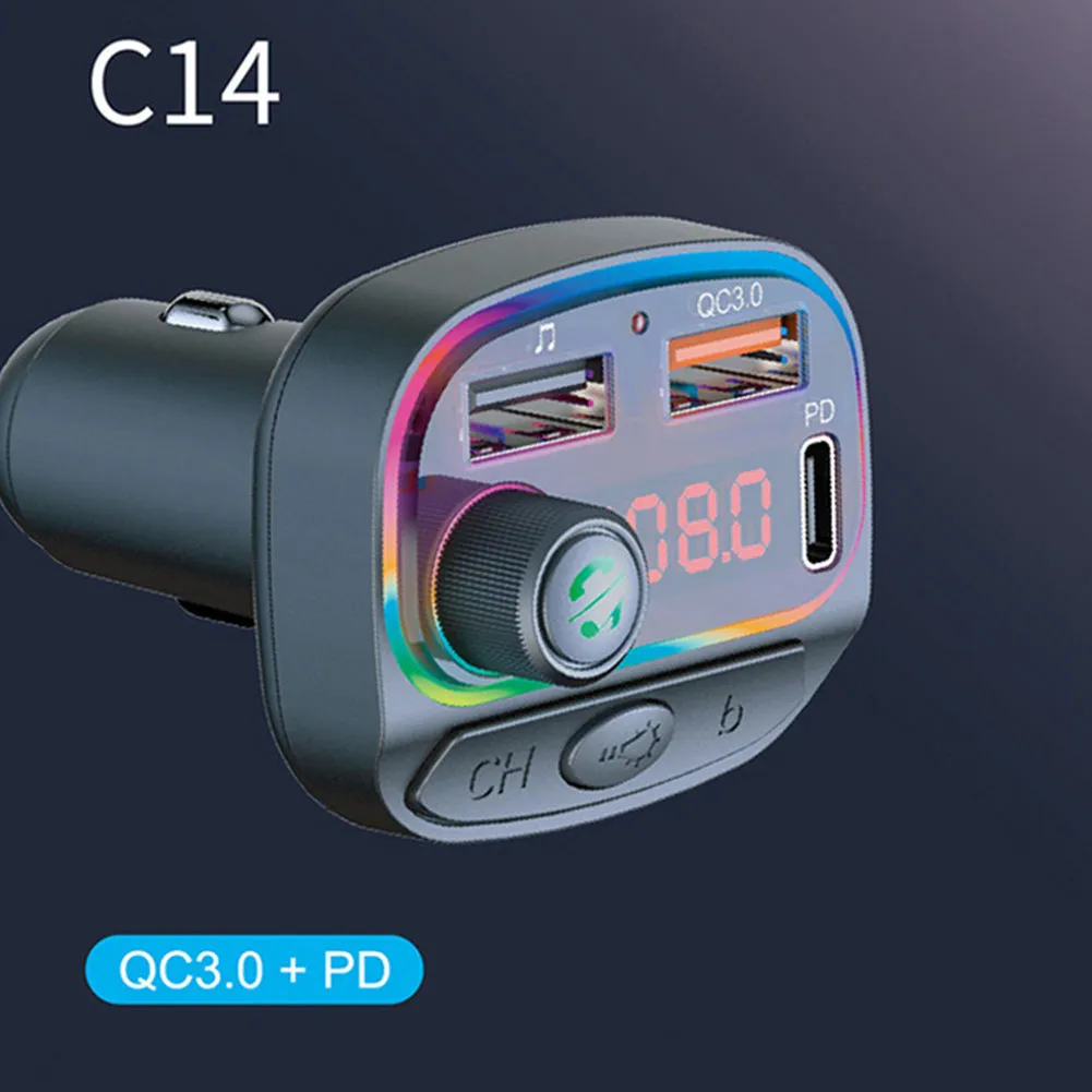 Car Mp3 Player Fm Transmitter Bluetooth Hands Free Car Kit Audio