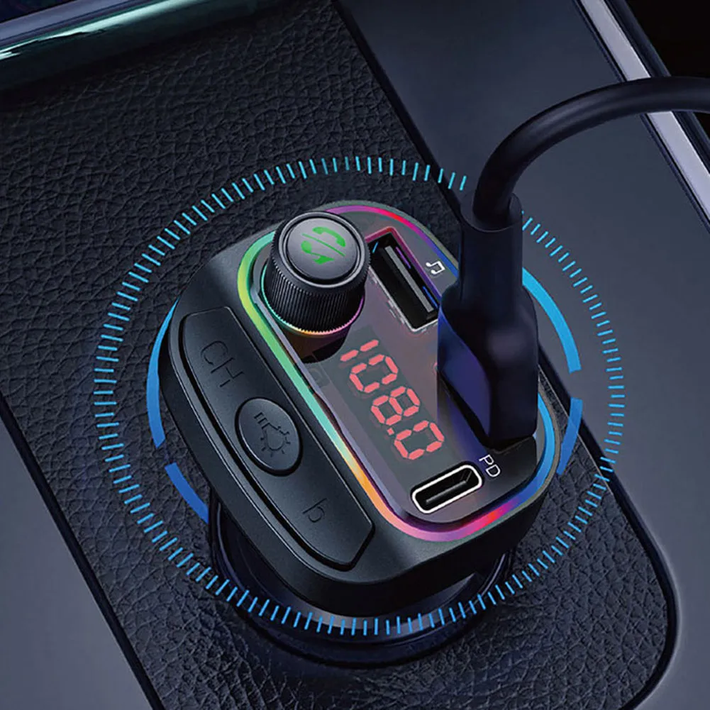 Car Mp3 Player Fm Transmitter Bluetooth Hands Free Car Kit Audio