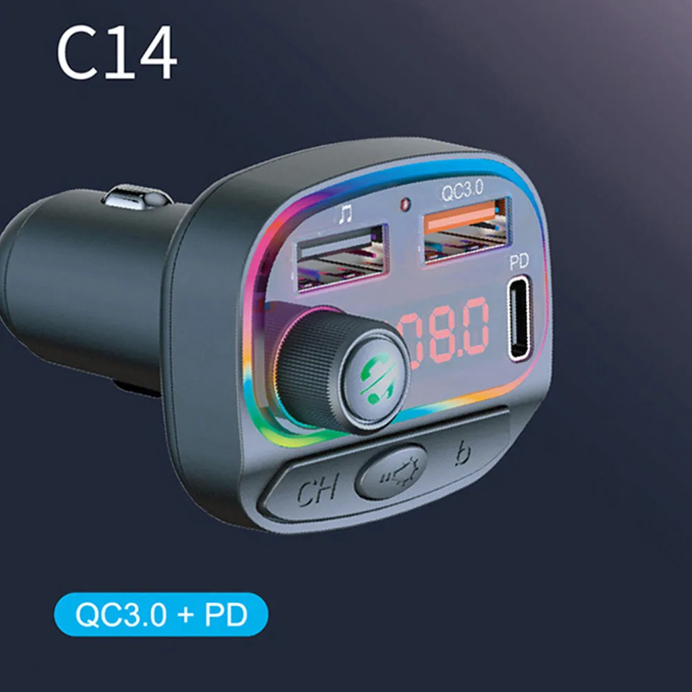 Car Mp3 Player Fm Transmitter Bluetooth Hands Free Car Kit Audio