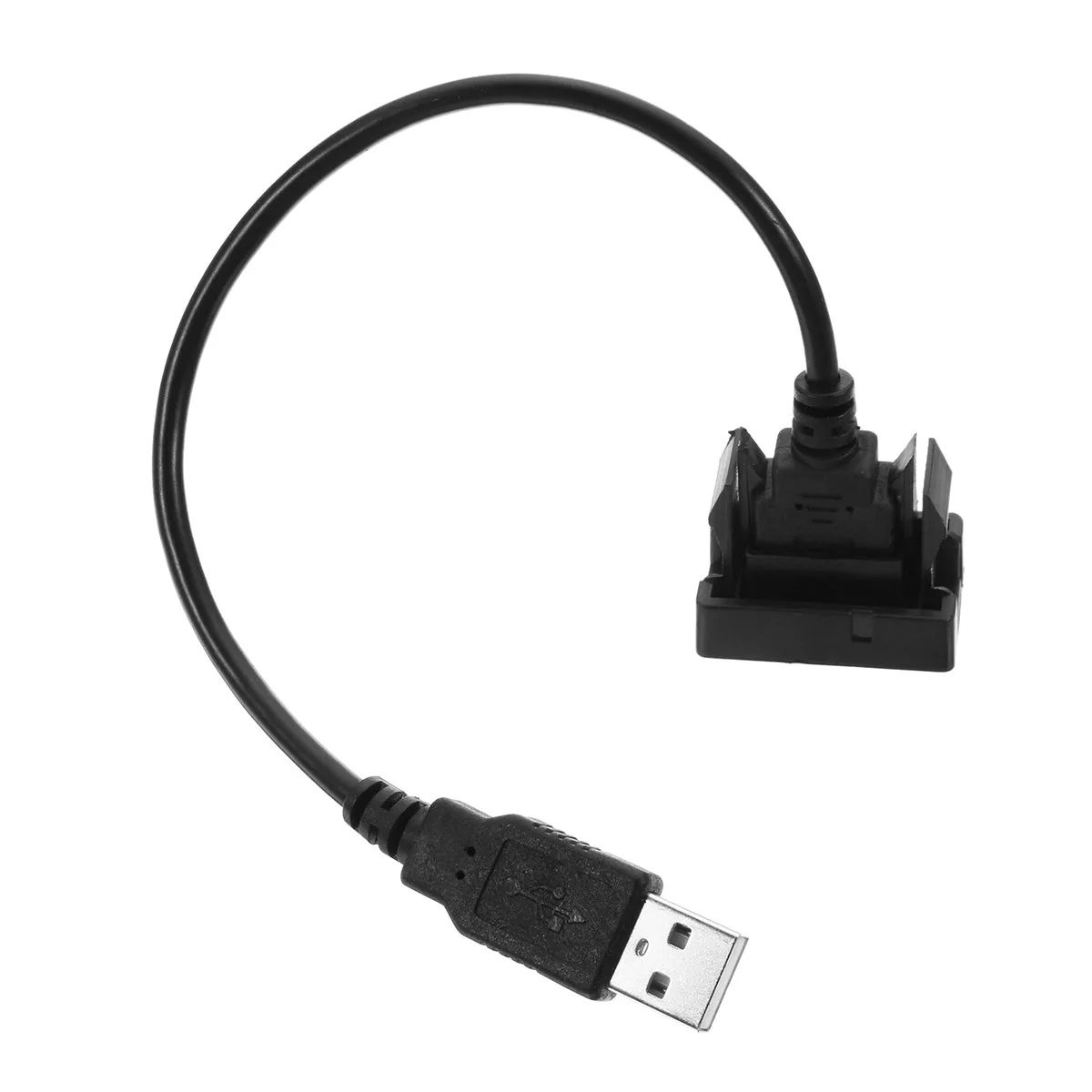 Car USB 2.0 Extension Lead Cable Auto Dashboard Flush Mount