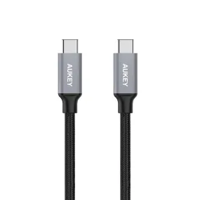 CB-CD5 1M USB C To USB C Quick Charge 3.0 Durable Braided Nylon Cable
