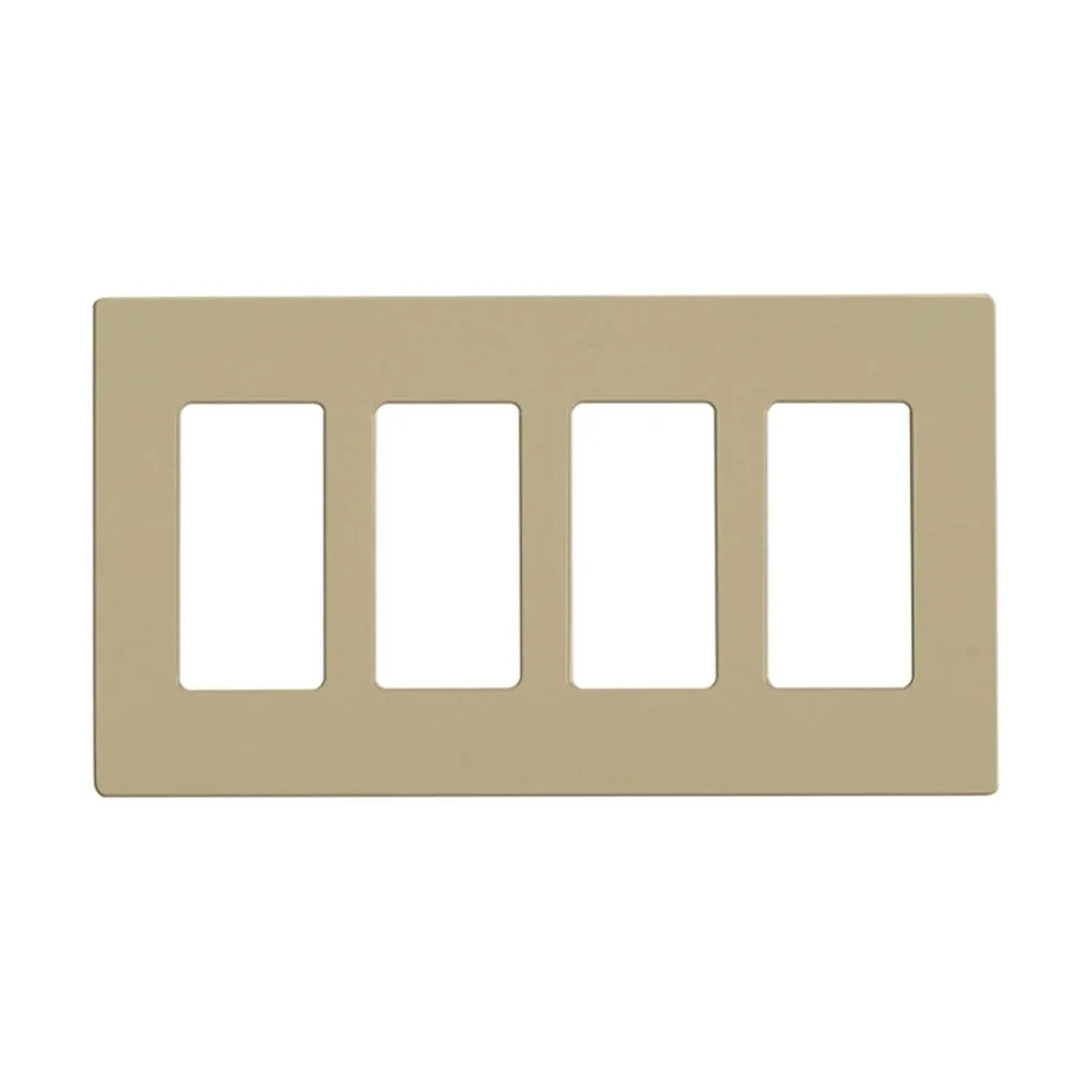 CLARO 4 GANG WALLPLATE IV