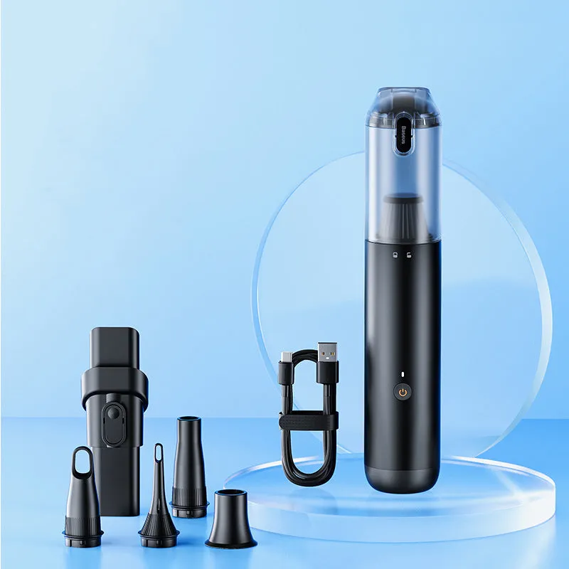 Color: Black A - Car Wireless Vacuum Cleaner High Power Large
