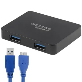CR-H302 Mirror Surface 4 Ports USB 3.0 Super Speed 5Gbps HUB   60cm USB 3.0 Transmission Cable