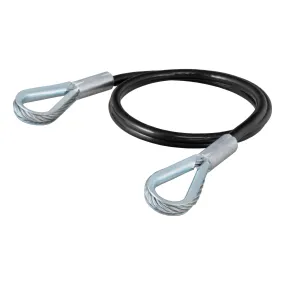 CURT 70006 Replacement 36in. x 1/4in. Diameter Tow Bar Base Plate Safety Cable (3;500 lbs)
