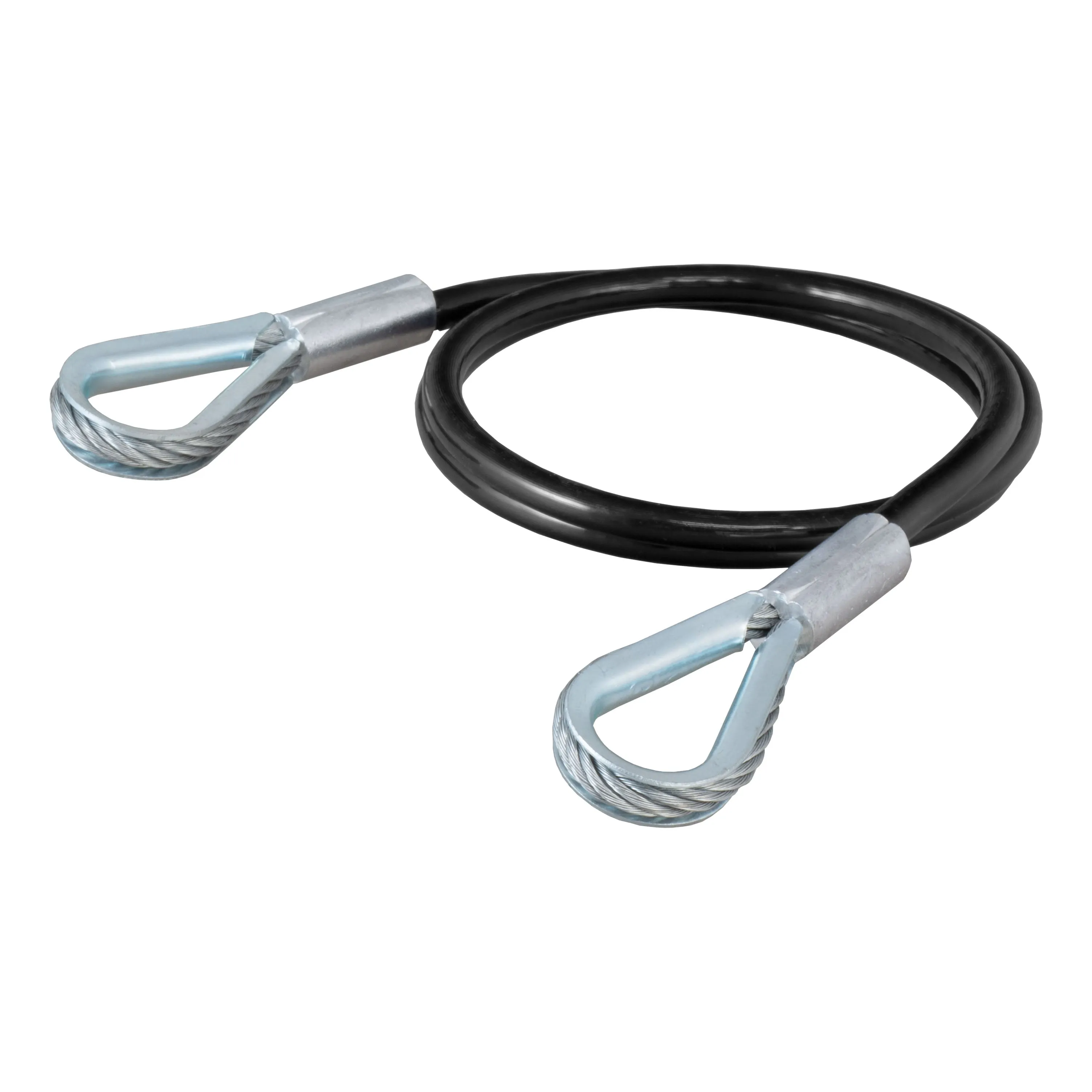 CURT 70007 Replacement 36in. x 3/8in. Diameter Tow Bar Base Plate Safety Cable (7;500 lbs)