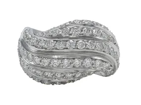 Diamond Ring in 18K White Gold