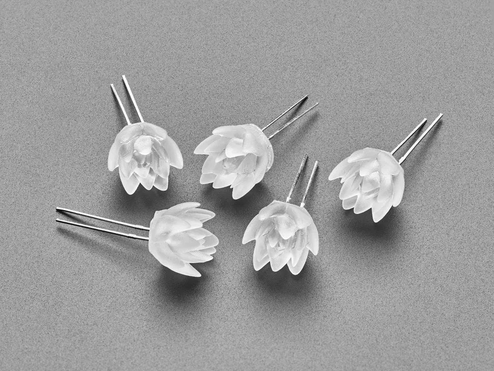 dLUX-dLITE Green Succulent Shape LEDs 5 Pack by Unexpected Labs