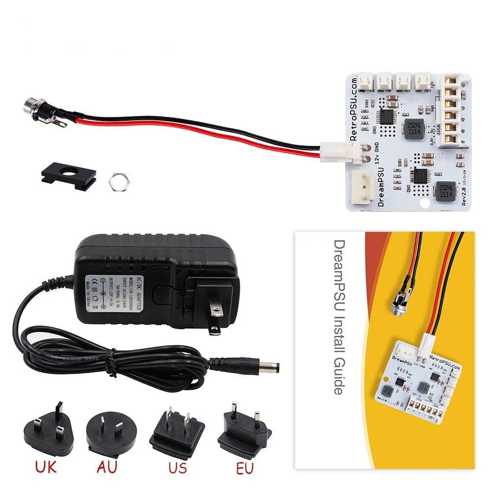 DreamPSU Rev2.0 Replacement Power Supply: Repair or upgrade your SEGA Dreamcast