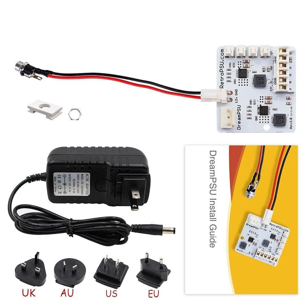 DreamPSU Rev2.0 Replacement Power Supply: Repair or upgrade your SEGA Dreamcast