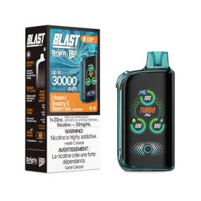 Drip'n by Envi x Fasta Blast 30K - Frozen Snazzy S Storm Ice