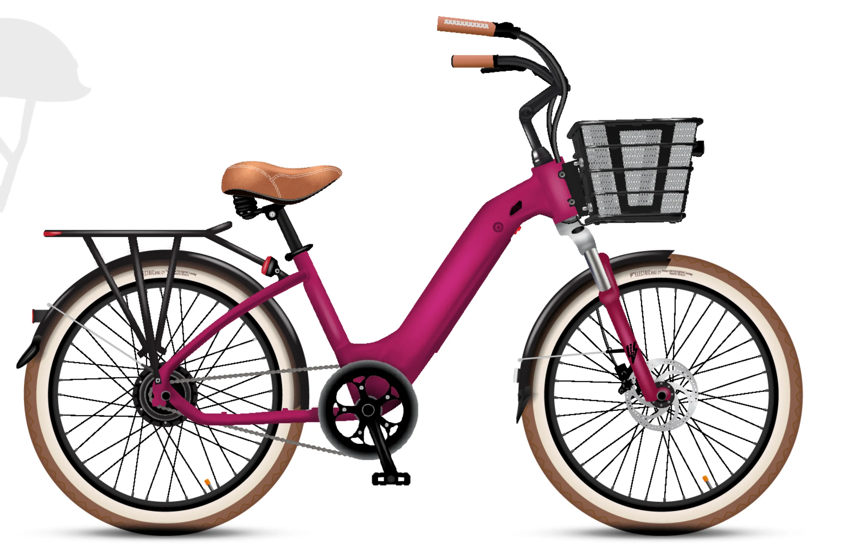 Electric Bike Company  Model R Rugged Electric Cruiser Bike