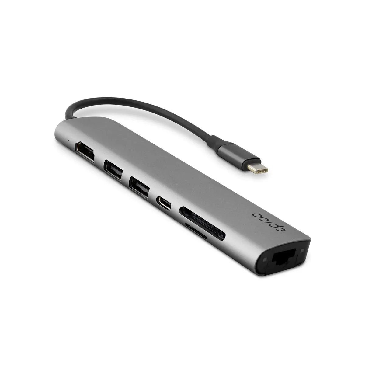 Epico Multimedia 3 (2020) USB-C Multiport Hub - Space Gray | 9915112100040