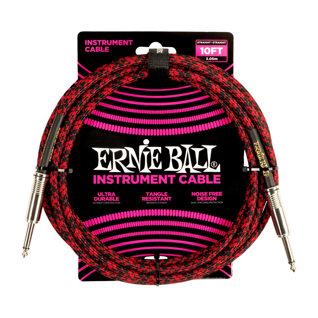 Ernie Ball Braided 10ft Instrument Cable
