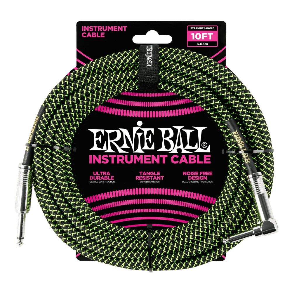 Ernie Ball Braided 10ft Instrument Cable