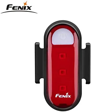 Fenix BC05R USB Rechargeable Bike Light Bicycle Red Tail Light with Type-C Charging Cable,Bicycle mounting Strap,Body Clip