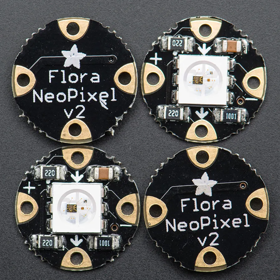 Flora RGB Smart NeoPixel version 2 - Pack of 4