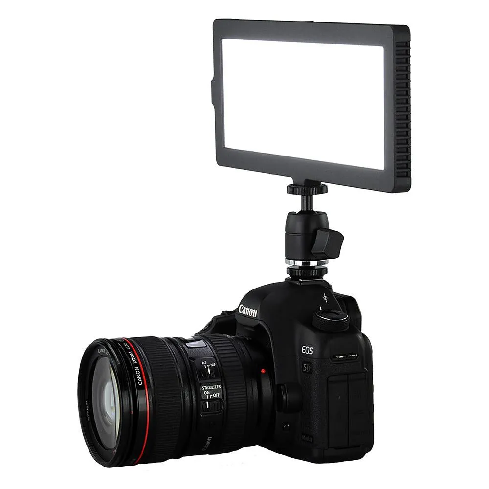 Fotodiox Pro FlapJack LED Edge Light C-200L - 4x11-Inch Long Rectangle Ultrathin, Ultrabright Professional Daylight LED Dimmable Photo/Video Light Kit with Case, Battery and Charger