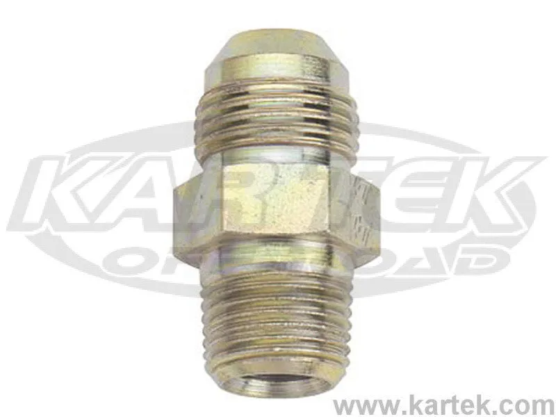 Fragola AN -8 Male To 3/8" NPT National Pipe Taper Thread Steel Straight Adapter Fittings