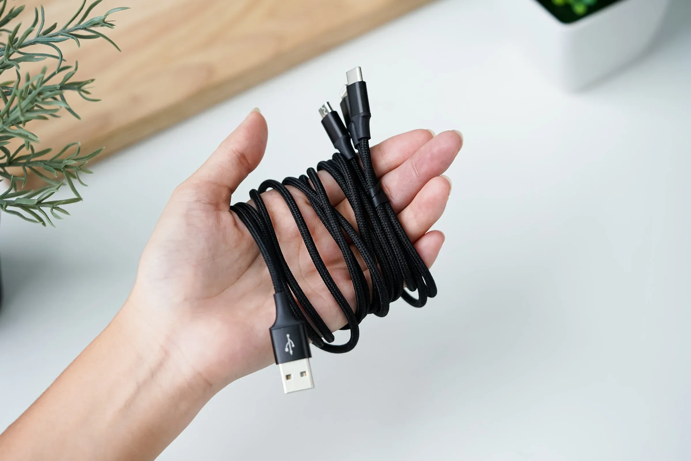 GADGET MAX GX 3IN1 XTREME 3 IN 1 NYLON BRAIDED CABLE (1.5M)(5V)(3.5A)