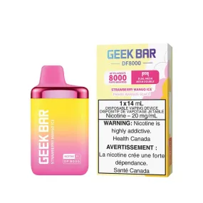 Geek Bar DF8000 Strawberry Mango Ice Disposable Vape