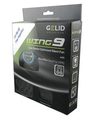 Gelid Wing 9 92x92x25mm Gamer Fan Blue FN-FW09-20-B
