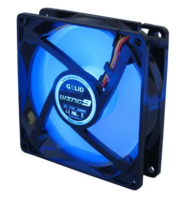 Gelid Wing 9 92x92x25mm Gamer Fan Blue FN-FW09-20-B