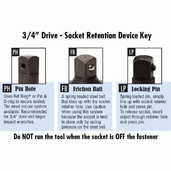 GP #5 Spline Drive Adapters