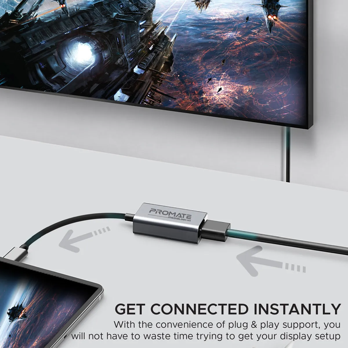 High Definition USB-C to HDMI® Adapter