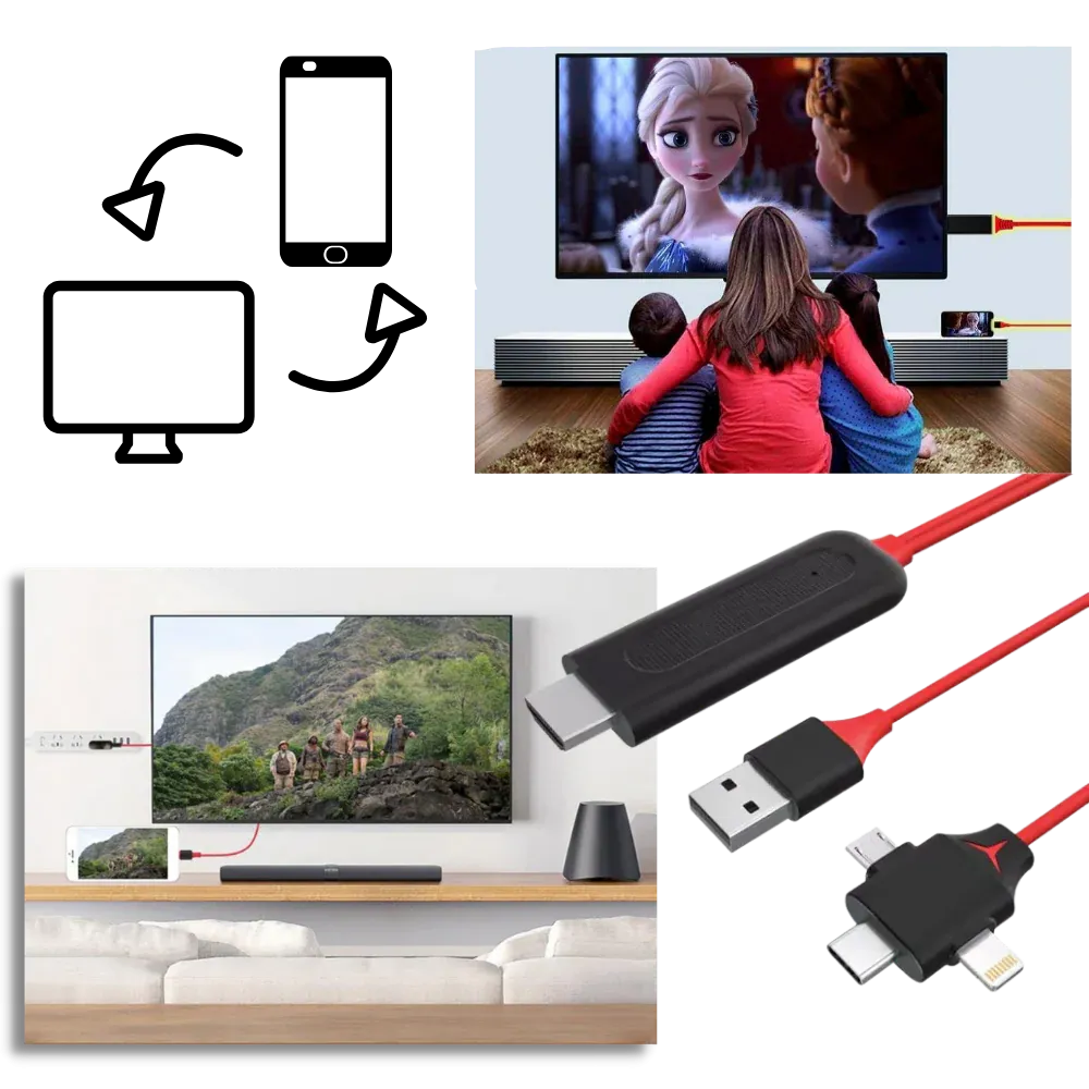 HMDI Adapter Cable for Phones and Tablets