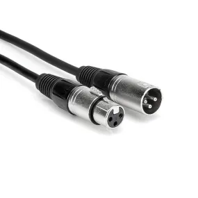 Hosa DMX-303 3-Pin XLR Male to 3-Pin XLR Female DMX512 Cable (3')