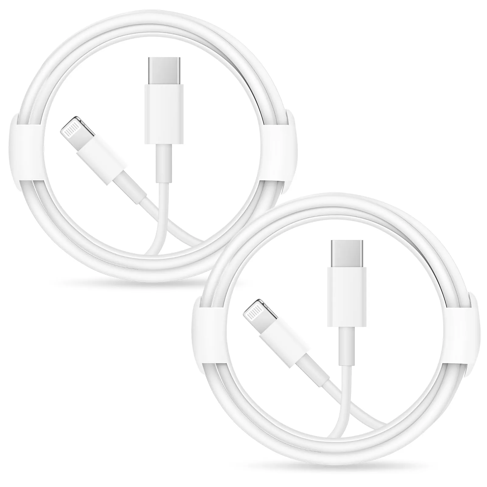 iPhone Fast Charger Lightning Cable [Apple MFi Certified] 2-Pack USB-C to Lightning Cable (6.6Ft) Fast Charging Compatible with iPhone14/14 Plus/14 Pro/14 Pro Max/13/13pro/12/12 Pro/12 Pro Max/11/iPad