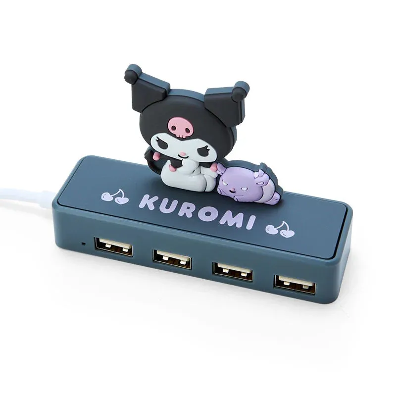 Japan Sanrio - Kuromi USB Hub (Slim)