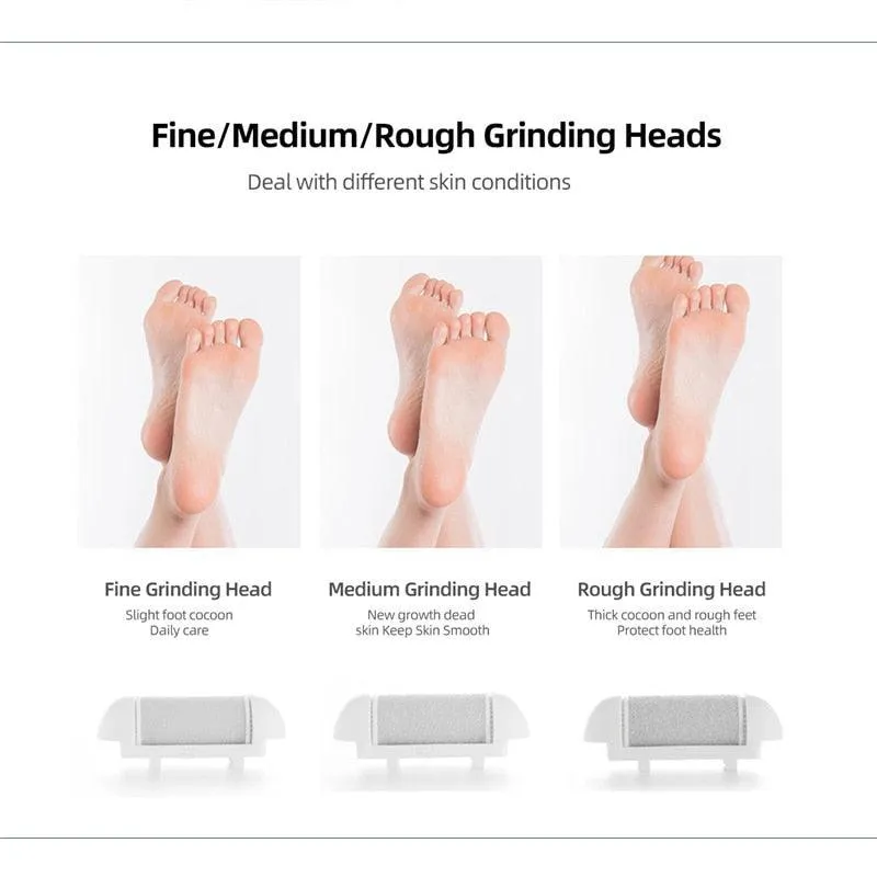LED  Display Electric Pedicure Foot Grinder Callus Remover Heel Dead