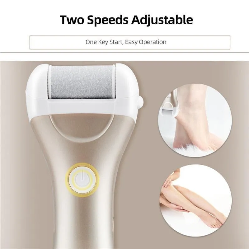 LED  Display Electric Pedicure Foot Grinder Callus Remover Heel Dead