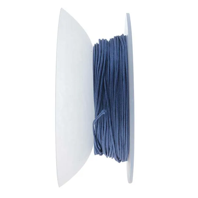 Lovely Knots - Asian Knotting Cord 1mm Thick - Navy Blue (50 Yards On Bobbin)