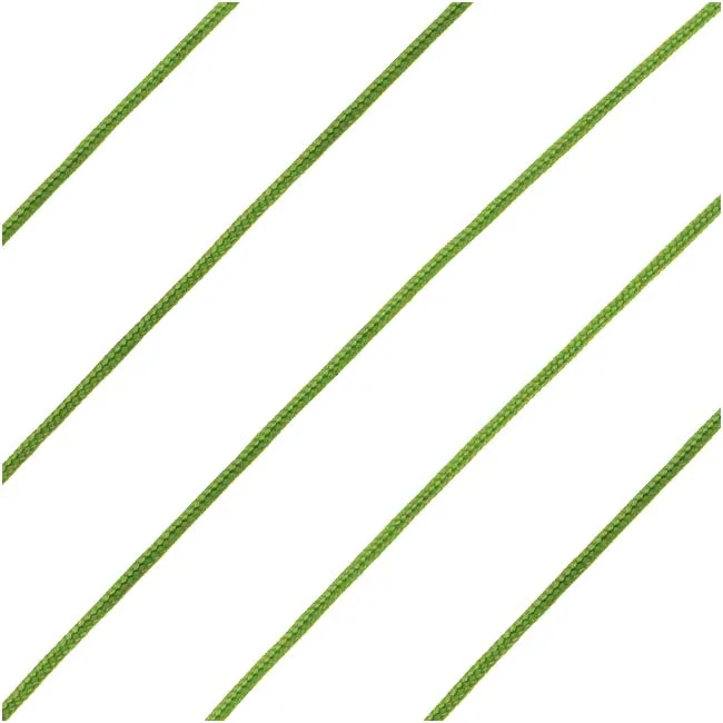 Lovely Knots - Asian Knotting Cord 1mm Thick - Olive Green (50 Yards On Bobbin)