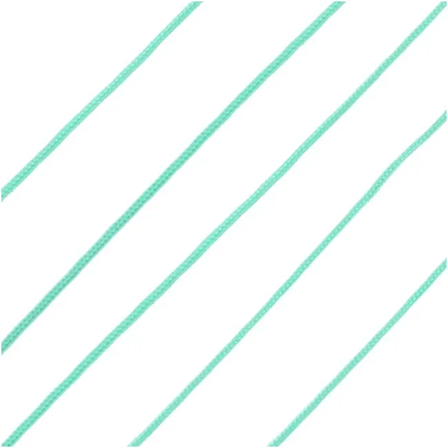 Lovely Knots - Asian Knotting Cord 1mm Thick - Turquoise (50 Yards On Bobbin)