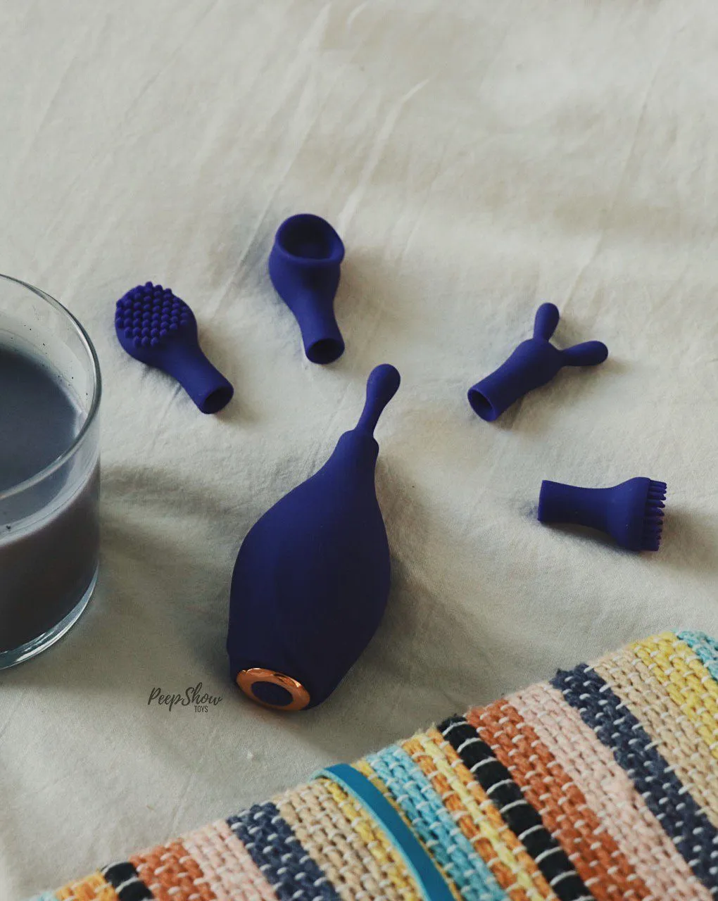 Lush Juna Vibrator with 3 Attachments by Blush Novelties