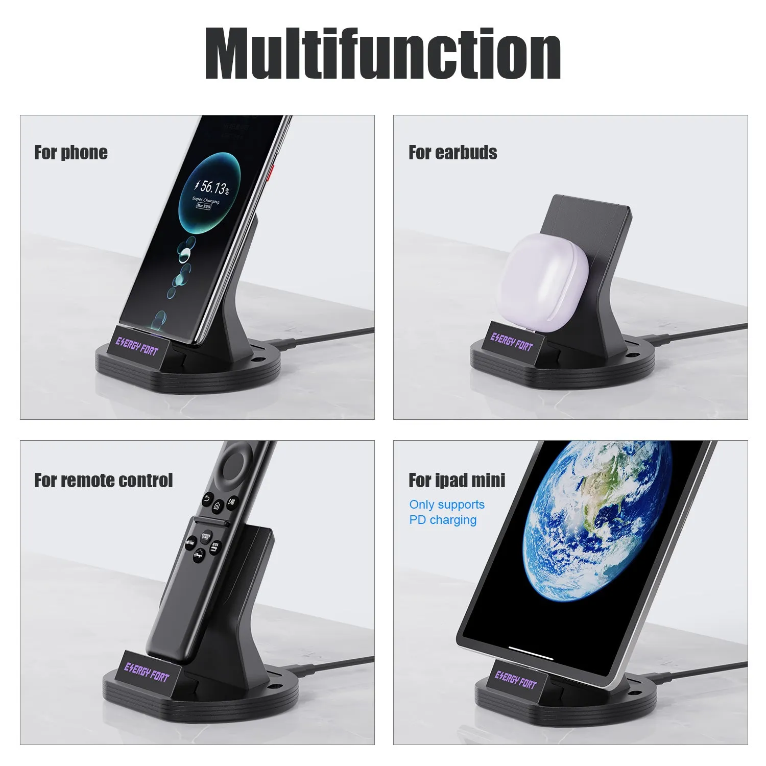 Magnetic Charger Dock Staiton for Samsung Galaxy S24 S23 Ultra S21 S20 Z Flip Huawei Pura 70 Xiaomi 14 Pro Ultra Stand Super Fast Charging Mobile Phone Wireless Holder
