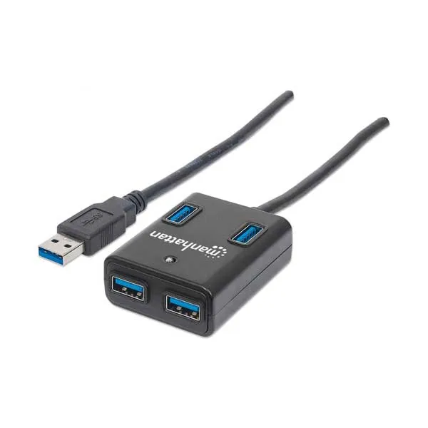 Manhattan 162296 4-Port SuperSpeed USB 3.0 Hub