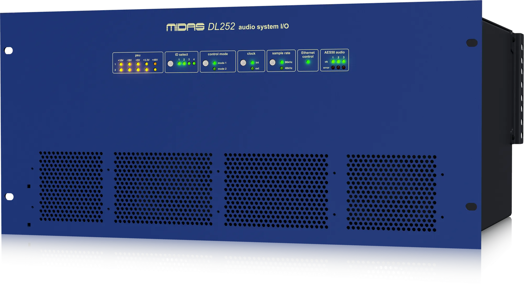 Midas DL252 - 16 Input, 48 Output Stage Box with 16 Midas Microphone Preamplifiers