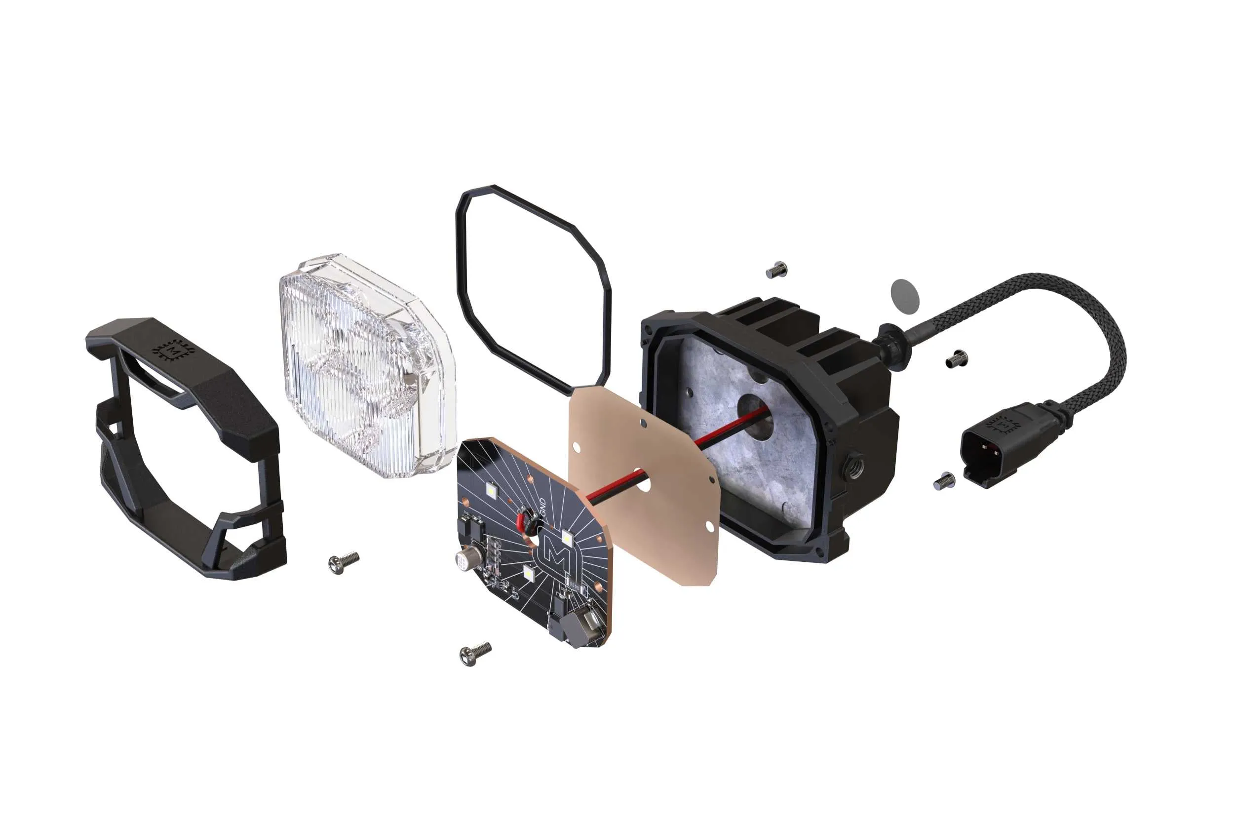 Morimoto 4Banger Fog Brackets: Type Ram Vertical